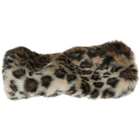 Chinchilla Fux Fur Muff Leopard - Faux Fur